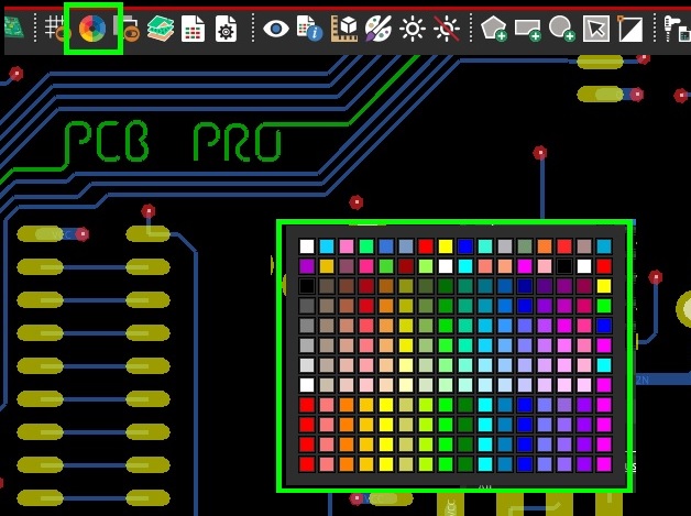 Setting up Colour Selection in Allegro PCB Editor