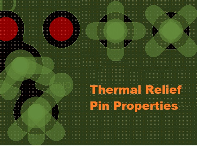 Setting up Thermal Relief in Allegro PCB Editor